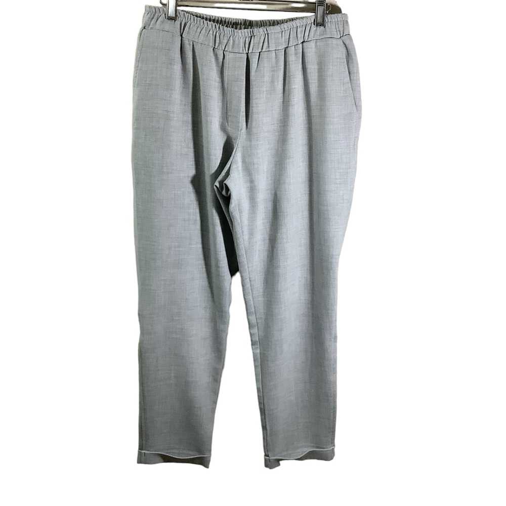 Hatch Light Gray Maternity Pull-On Trouser Pants